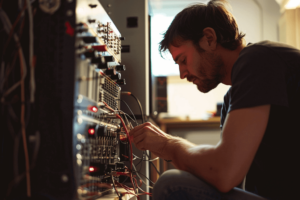 gefen_23233_a_man_fixing_a_Amplifiers_with_a_blank_bright_backg_e1e1b715-4059-45a8-a570-e17a483d172d-2