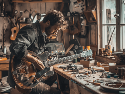 תיקון גיטרות רק אצל המומחים של ״פסנתרין מעבדות״